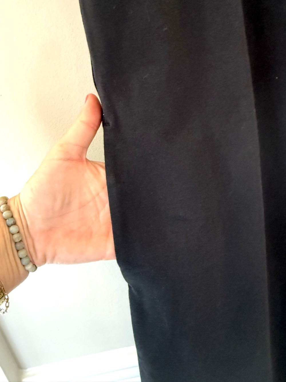 Lululemon Black Mock Neck Shift Dress Sleeveless French Terry Pockets 6 NWT - Picture 11 of 12